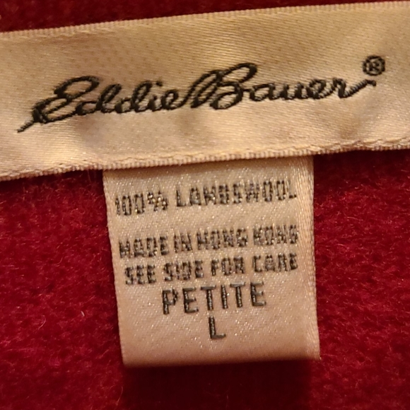 Eddie Bauer Mock Neck Petite Sweater - Picture 2 of 3